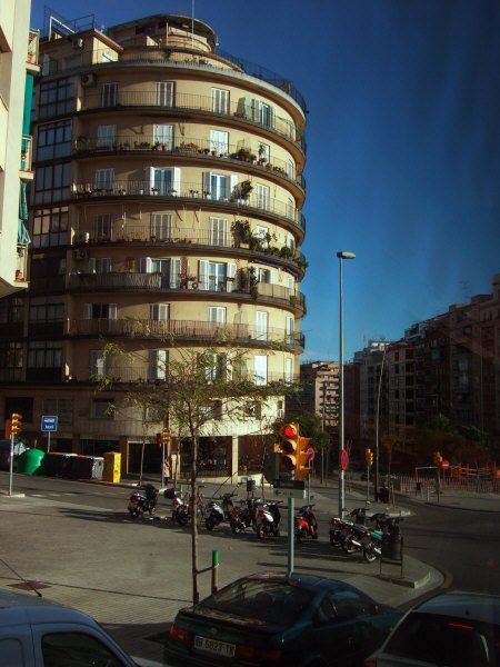 エスパーニャSPAINカタルーニャ地方・バルセロナ市街地の風景