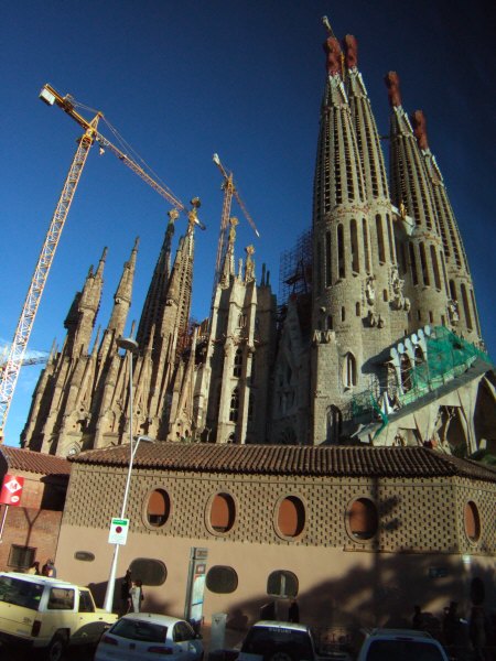 エスパーニャSPAINカタルーニャ地方・バルセロナ市街地の風景サグラダ・ファミリア(聖家族教会)サクラダファミリア