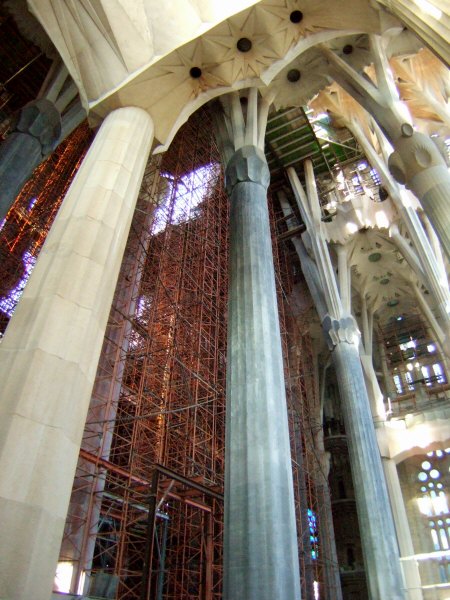 エスパーニャSPAINカタルーニャ地方・バルセロナ市街地の風景サグラダ・ファミリア(聖家族教会)サクラダファミリアtemplo de la Sagrada Familiaアントニ・ガウディ