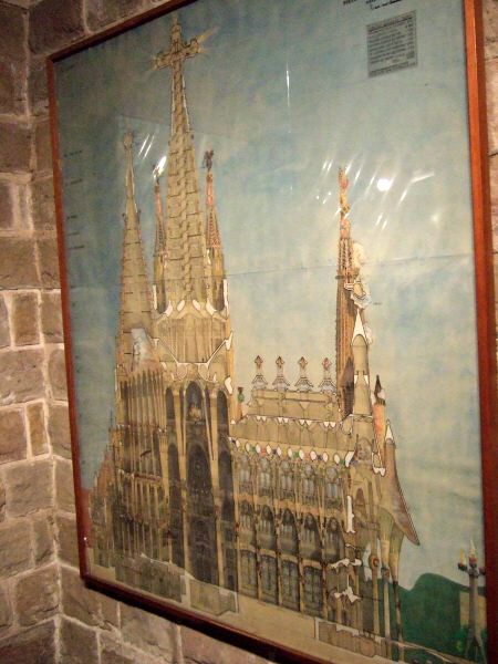 エスパーニャSPAINカタルーニャ地方・バルセロナ市街地の風景サグラダ・ファミリア(聖家族教会)サクラダファミリアtemplo de la Sagrada Familiaアントニ・ガウディ