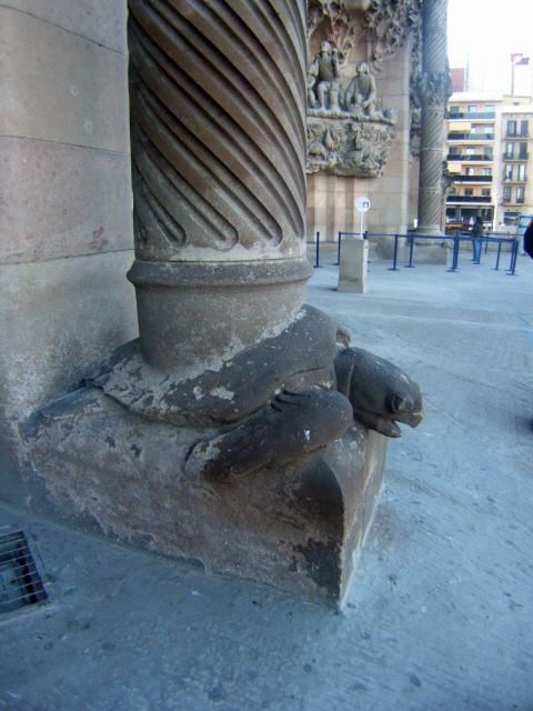エスパーニャSPAINカタルーニャ地方・バルセロナ市街地の風景サグラダ・ファミリア(聖家族教会)サクラダファミリアtemplo de la Sagrada Familiaアントニ・ガウディ