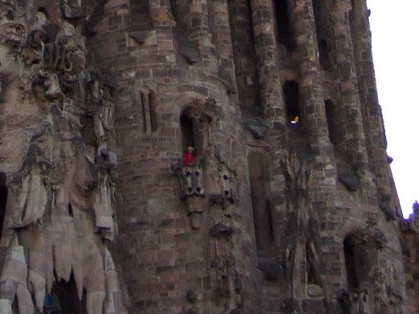 エスパーニャSPAINカタルーニャ地方・バルセロナ市街地の風景サグラダ・ファミリア(聖家族教会)サクラダファミリアtemplo de la Sagrada Familiaアントニ・ガウディ