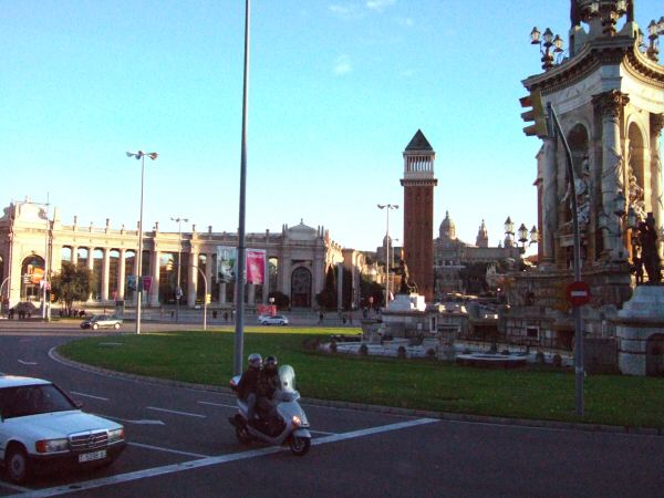エスパーニャSPAINカタルーニャ地方・バルセロナ市街地の風景