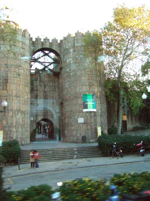 エスパーニャSPAINカタルーニャ地方・バルセロナ市街地の風景スペイン村