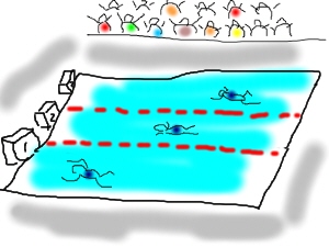 エスパーニャSPAINカタルーニャ地方・バルセロナ市街地の風景PISCINA BERNAT PICORNELL PISCINES BERNAT PICORNELL