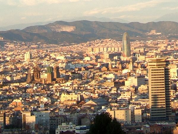 エスパーニャSPAINカタルーニャ地方・バルセロナモンジュイックの丘展望台