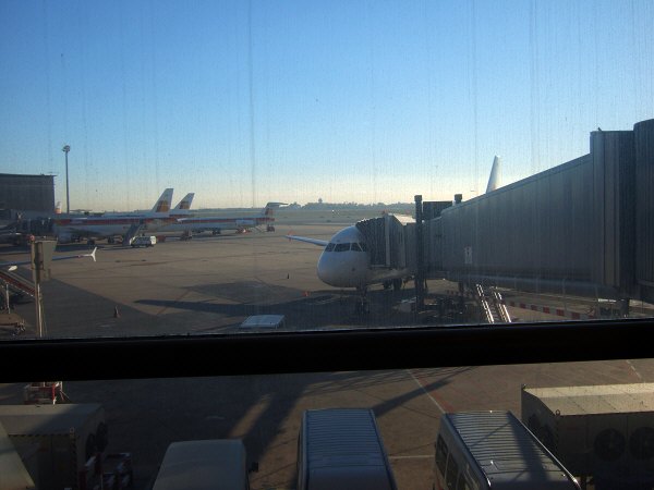 エスパーニャSPAINカタルーニャ地方・バルセロナ空港BCNバルセロナプラット空港SPANAIR EC-IMB エアバスAIRBUS A320-200