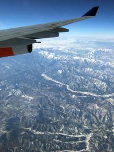 福島県上空