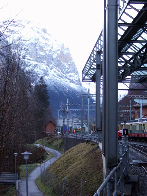 スイス・ユングフラウヨッホ観光ラウターブルネンLauterbrunnenBOB登山鉄道WAB登山鉄道