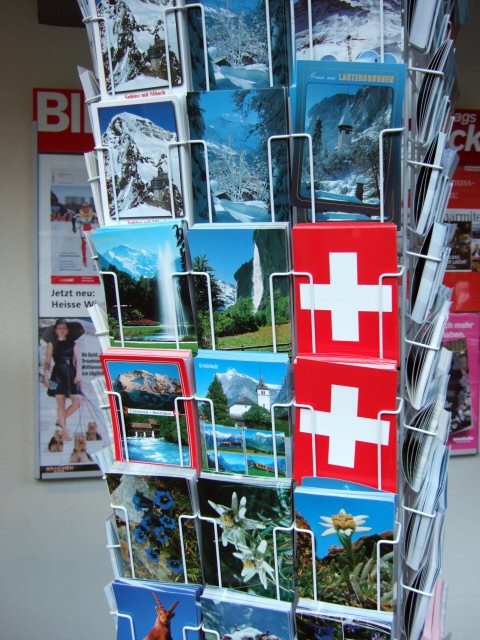 スイス・ユングフラウヨッホ観光ラウターブルネンLauterbrunnenBOB登山鉄道WAB登山鉄道絵葉書