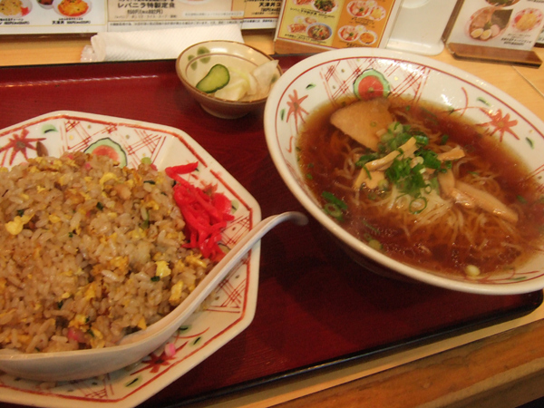 チャーハンラーメン