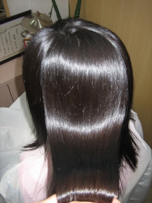 艶やかなストレートヘア 奈良 トリートメント