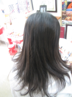 学園前 美容室 奈良市 あやめ池 ストレートパーマ