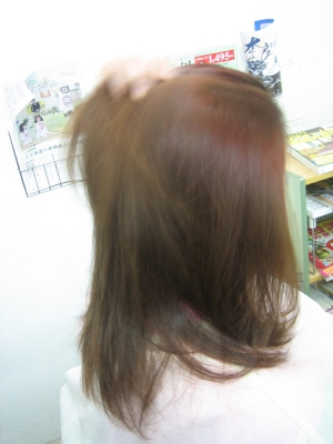 奈良市 学園前 美容室 ストレートパーマ 40代