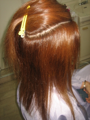 ペラペラに髪の量を減らしすぎたヘアスタイルの修復