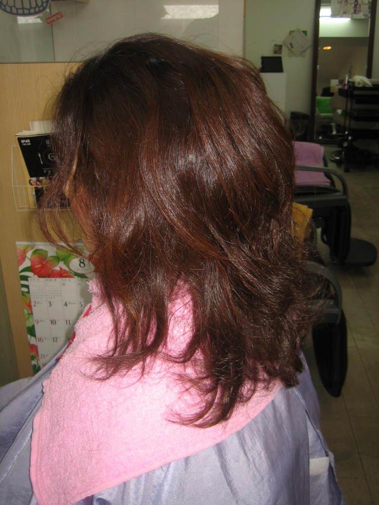 若々しいヘアスタイル 40代