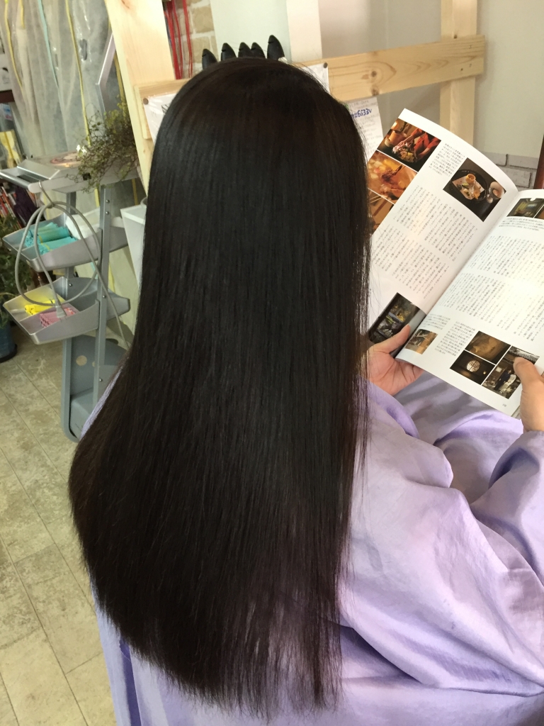 生駒市 縮毛矯正 美容室 白庭台 ストレートパーマ 痛みやすい トリートメント