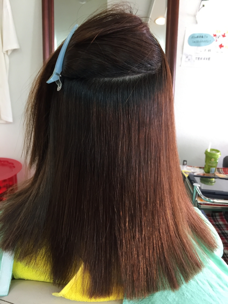 美髪　奈良　艶髪　西大寺　髪質改善縮毛矯正　奈良ファ　美容室