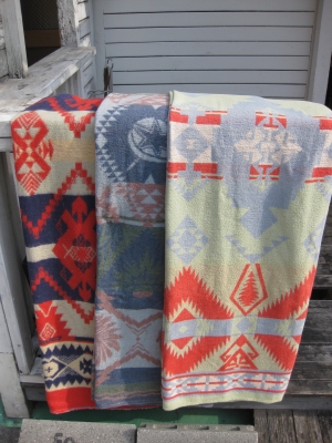 vintage Beacon Blanket ネイティブ柄ブランケット | EASE used clothing