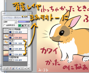 背景を作る