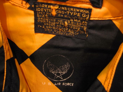 50s オリジナル USAF G-1 LINECREWMAN JACKET 着こ XL 50s オリジナル USAF G-1 LINECREWMAN JACKET 着こ XL