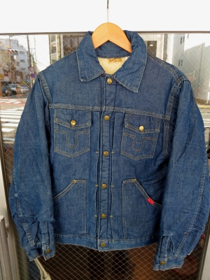 70s BIG SMITH DENIM JACKET & KNIT CAP |