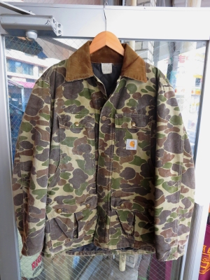 90s CARHARTT DUCKHUNTER CAMO HUNTING JACKET |