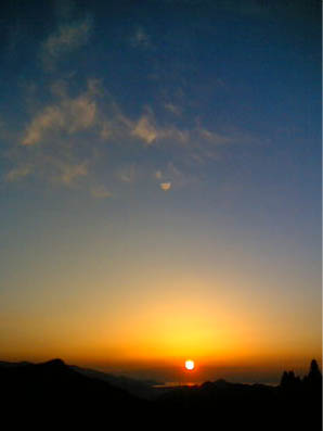 和歌山の夕日