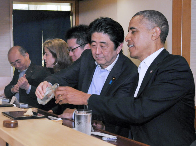 安倍オバマ
