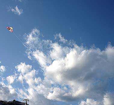 真鶴 岩海岸の空