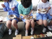 ♪美味しい〜〜〜と鯛の試食♪