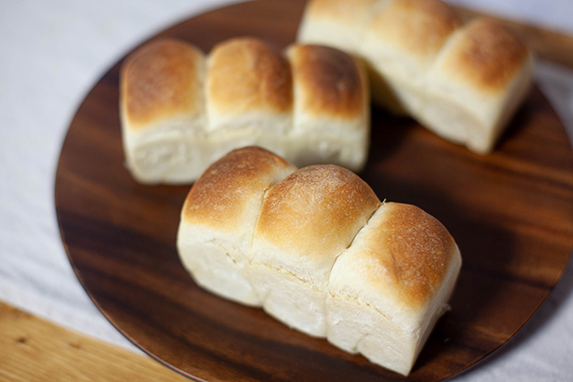 ミニ食パンと うちごパンレシピ はらはちぶ