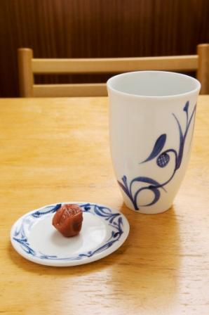 梅干がかわいくのってます