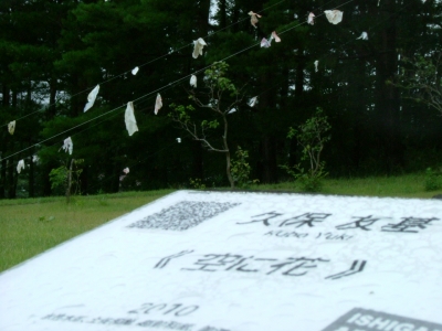 空に花