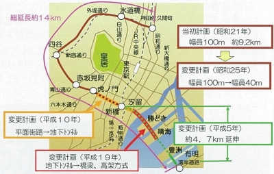 図1 環状第二号線全体図