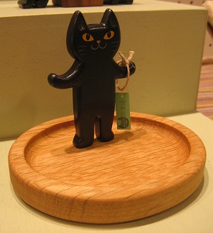黒ねこトレイ