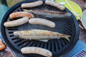 西湖でデイキャンプ