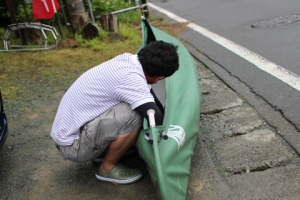 西湖でデイキャンプ