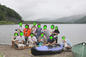 西湖でデイキャンプ
