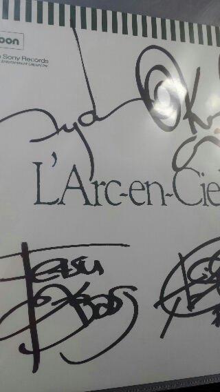直接買 L'Arc〜en〜Ciel 直筆サイン ミュージシャン