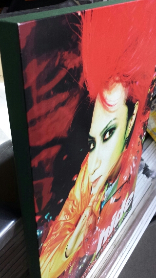 hide 遺影　ポスター　特大 hide 受注限定販売の遺影ポスター・パネル | ロックな古本屋ブログ