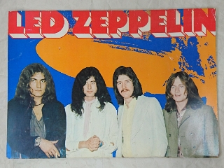 LED ZEPPELIN 初来日 1971年コンサートパンフ チケット半券付