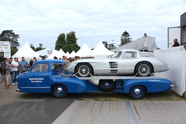 mercedes benz blue wonder transporter motor press