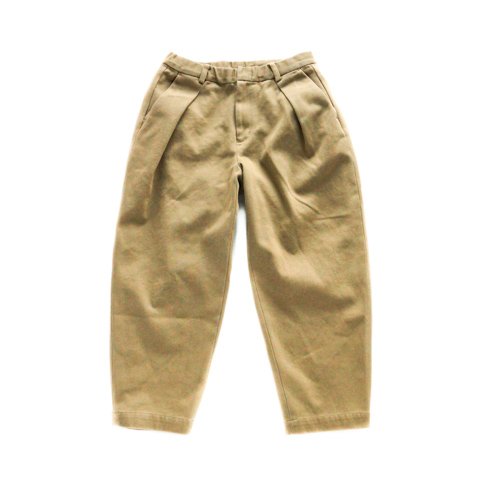 COLINA Heavy Cotton Kersey W-tuck Pants