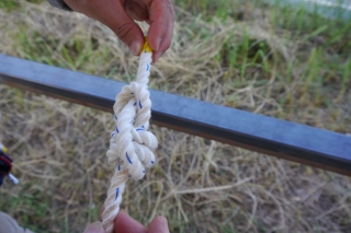 ロープの結び方の代表的なもの以下に紹介