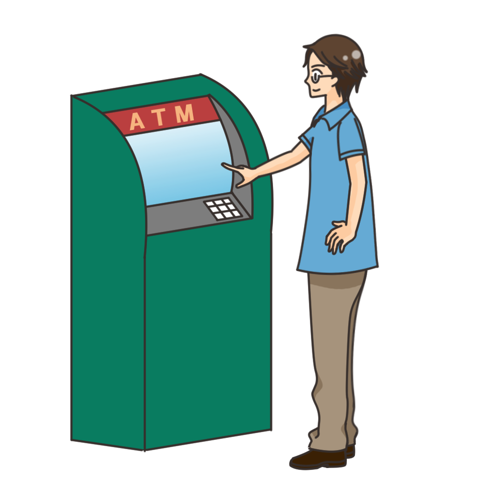 キャッシュカード、ATM