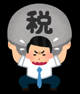 重くのしかかる税金-債務整理体験談