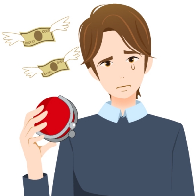 お金が無くて貸してくれるところを探し回る