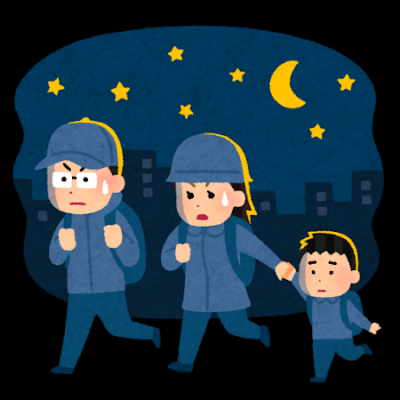 家族で夜逃げをする
