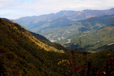 紅葉の鬼面山(信州100名山)登山